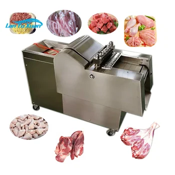 Многофункционална търговска машина за рязане на месо, костерезка, машина за нарязване на кубчета говеждо месо, машина за нарязване на кубчета замразено пиле
