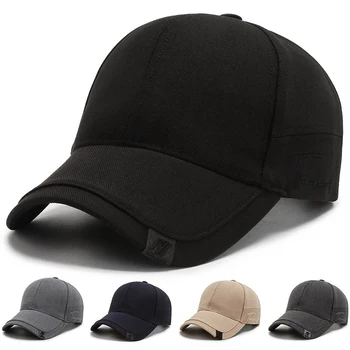 Висококачествени външни обикновена бейзболни шапки за мъже, градинска памучен шапка, мъжки шапки за шофьори на камиони, мъжки универсални бейзболни шапки