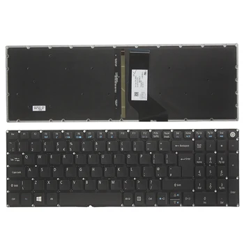 Нов Лаптоп Великобритания Клавиатура За Acer Aspire V15 T5000 N15Q1 N15W7 N15W6 N15Q12 N15Q1 N15W1 N15W2 Великобритания Оформление Черен С подсветка