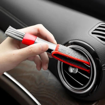 Инструмент за почистване на контакти на автомобилния климатик многофункционална четка за прах да Четка за почистване на вътрешността на колата
